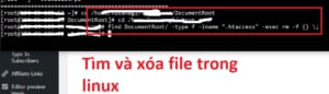 Tim Va Xoa File Trong Linux